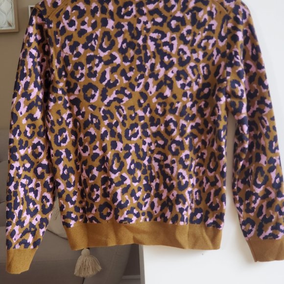 J CREW Leopard Print Sweater Sz. XS - Picture 3 of 3